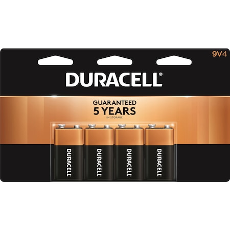 Duracell Duracell Coppertop 9-Volt Alkaline Batteries 4 pk Carded MN16B4DW